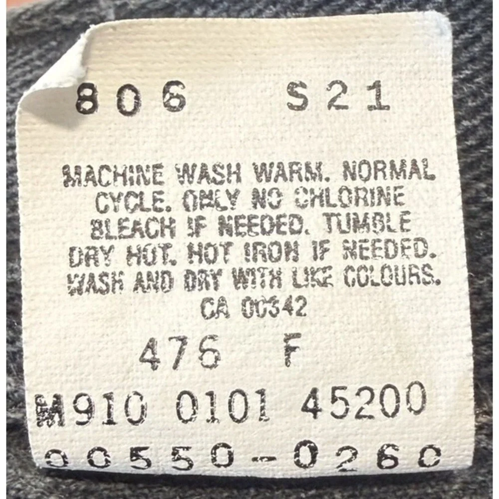 Vintage Levis 550 Jeans Mens 38x34** Black Denim Relaxed Fit Tapered Faded Y2K‎